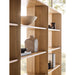 Terrazza Natural Oak 5-Shelf Storage Bookshelf