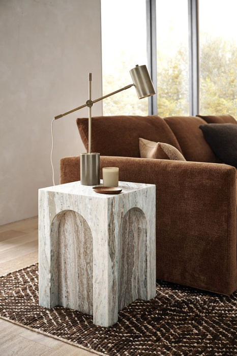 Triomphe Marble Square Side Table