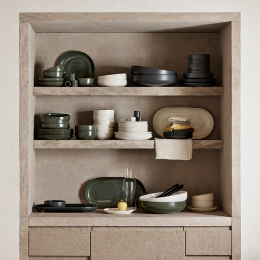 Hudson Charcoal Stoneware Platter