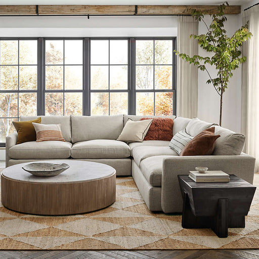 Lounge 3-Piece L-Shaped Sectional Sofa