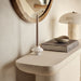 Quarry White Recycled Fiberstone 48" Console Table