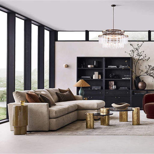 Lounge 2-Piece Sectional Sofa with Chaise Lounge