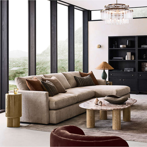 Lounge 2-Piece Sectional Sofa with Chaise Lounge