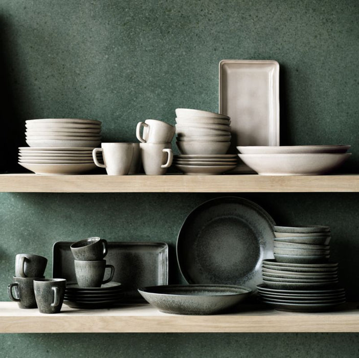 Prairie Moss Green Recycled Stoneware Salad Plate