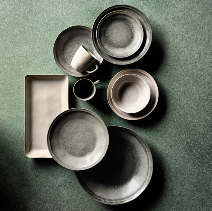 Prairie Moss Green Recycled Stoneware Salad Plate