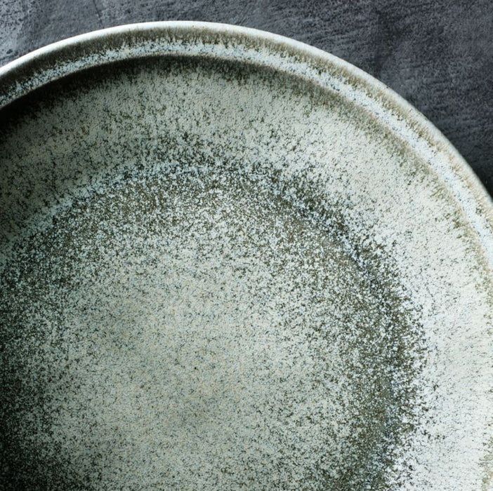 Prairie Moss Green Recycled Stoneware Cereal Bowl