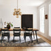 Arno Black Wood Dining Chair