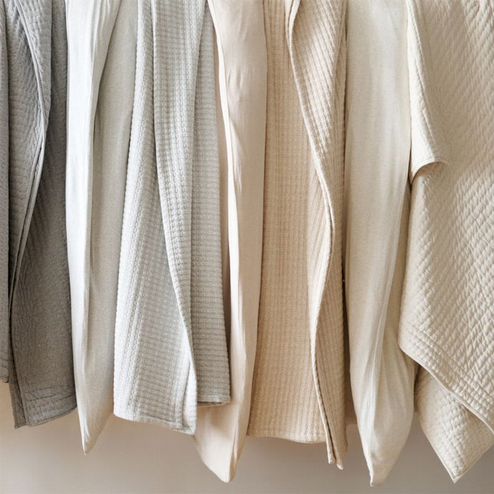 Cozysoft Organic Cotton Jersey Oatmeal Brown King Duvet Cover