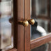 Lattice 40" Walnut and Glass Storage Display Cabinet by Jeremiah Brent