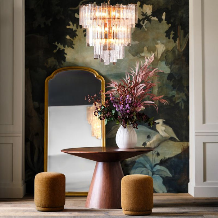 Palisades 48" Round Walnut Wood Dining Table