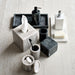 Carmen Fluted White Marble Tissue Box