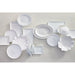 White Ruffle 16" Platter