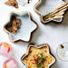 Snowflake Oven-to-Table Casserole Dish with Wood Trivet