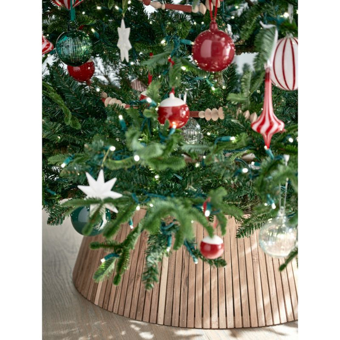 Skei Wood Natural Christmas Tree Collar 24"