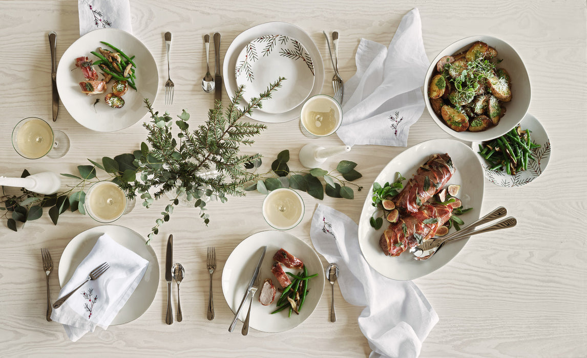 Marin White Small Serving Bowl