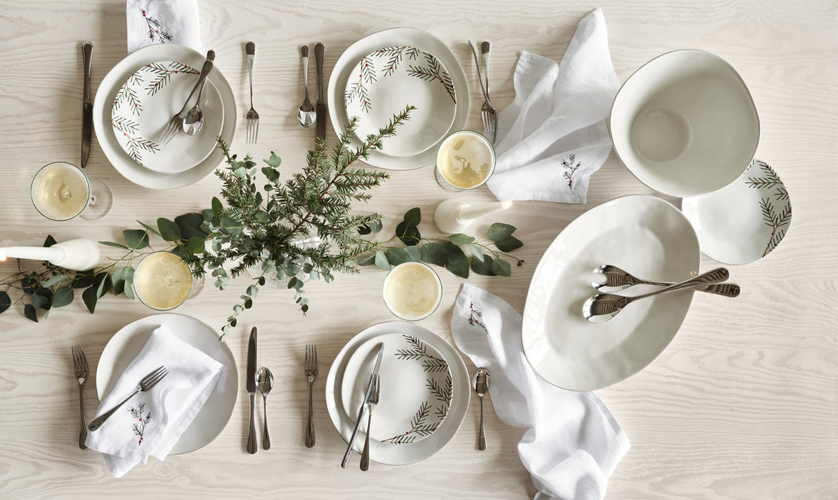 Marin White Small Serving Bowl