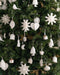 Porcelain Snowflake Ball Christmas Tree Ornament