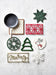 Green Trees with Wood Frame Trivet