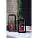 Walker Black Metal Outdoor Lantern 24"