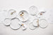 Mercer Snowflake Porcelain Salad Plate