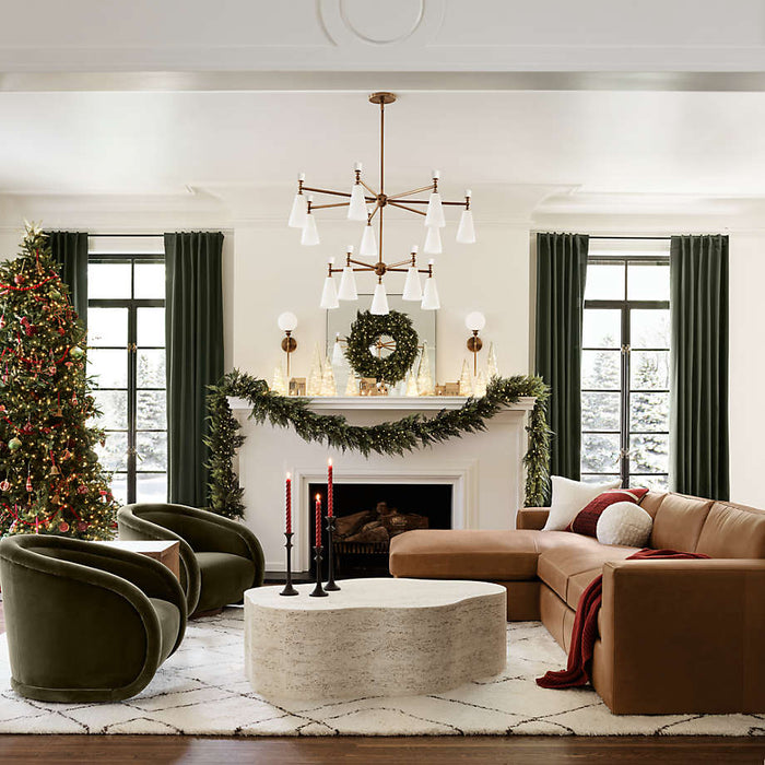 18" Twisted Cranberry Taper Candles, Set of 2