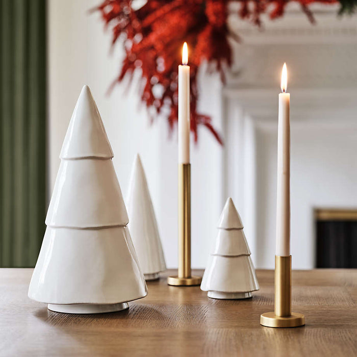 Marin Small White Ceramic Christmas Tree