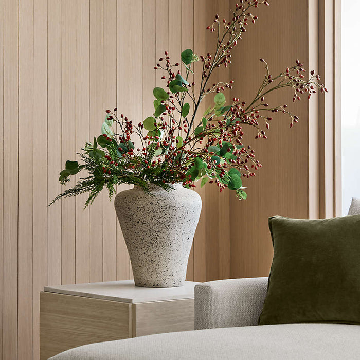 Red Rose Hip Holiday Stem 60"