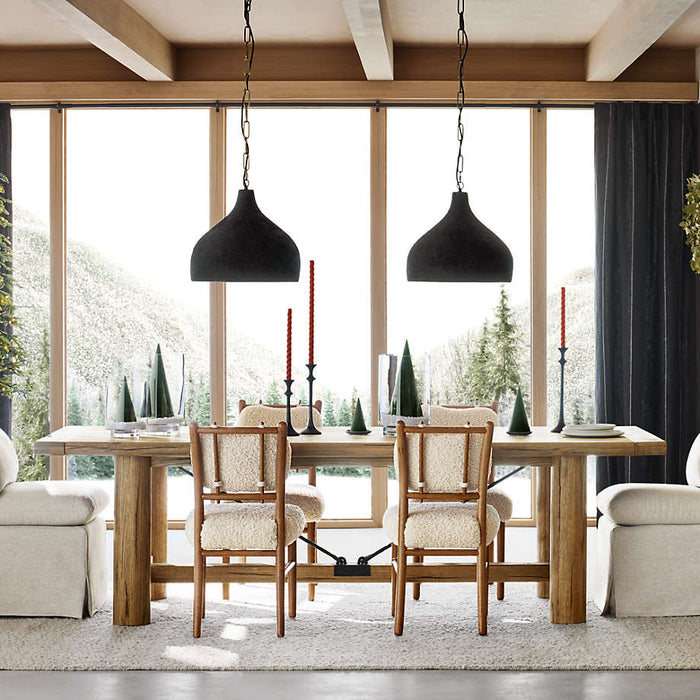 Spruce 8" Ribbed Christmas Tree Candle