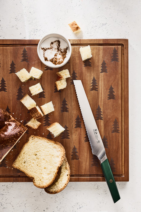 Etched Tree Reversible 20"x15" Acacia Cutting Board