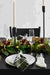 Craft Green Plaid Organic Cotton Fringe Dinner Napkin