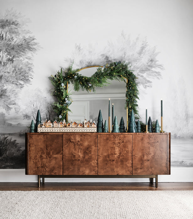 Wooden Christmas Market Holiday Advent Calendar