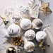 Porcelain Snowflake Ball Christmas Tree Ornament