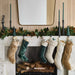 Velvet Heritage Green Christmas Stocking