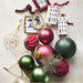Gold & Clear Glass Onion Christmas Tree Ornament