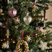 Gold & Clear Glass Onion Christmas Tree Ornament