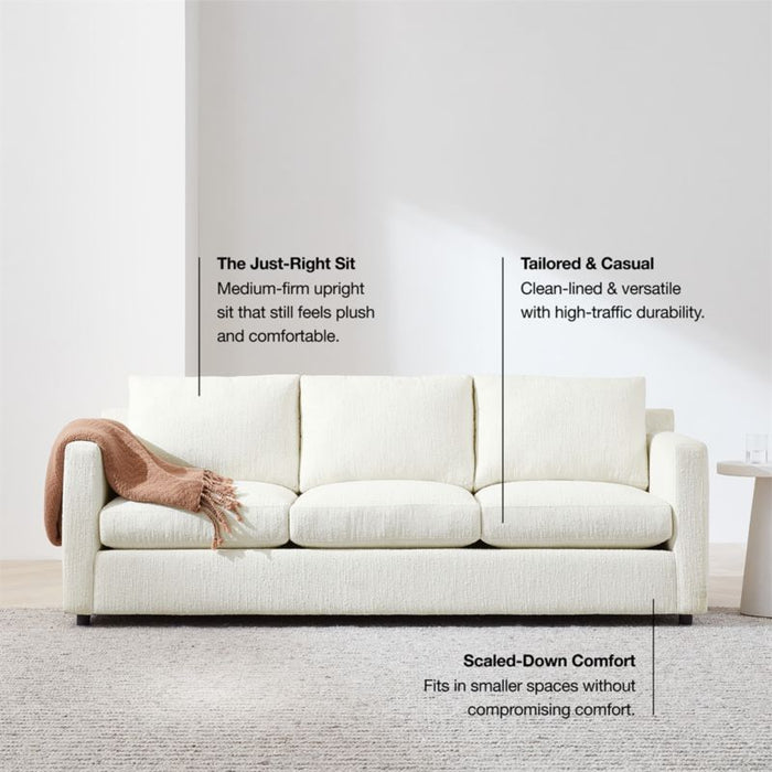 Barrett II 91" Reversible Storage Chaise Lounge Queen Sleeper Sectional Sofa