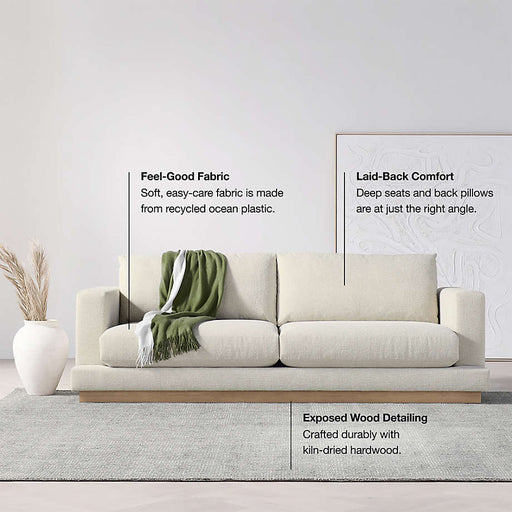 Tidal 2-Piece Sectional Sofa with Chaise Lounge