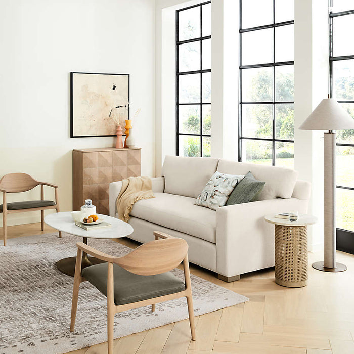 Axis 2-Piece Bench Sectional Sofa with Chaise Lounge
