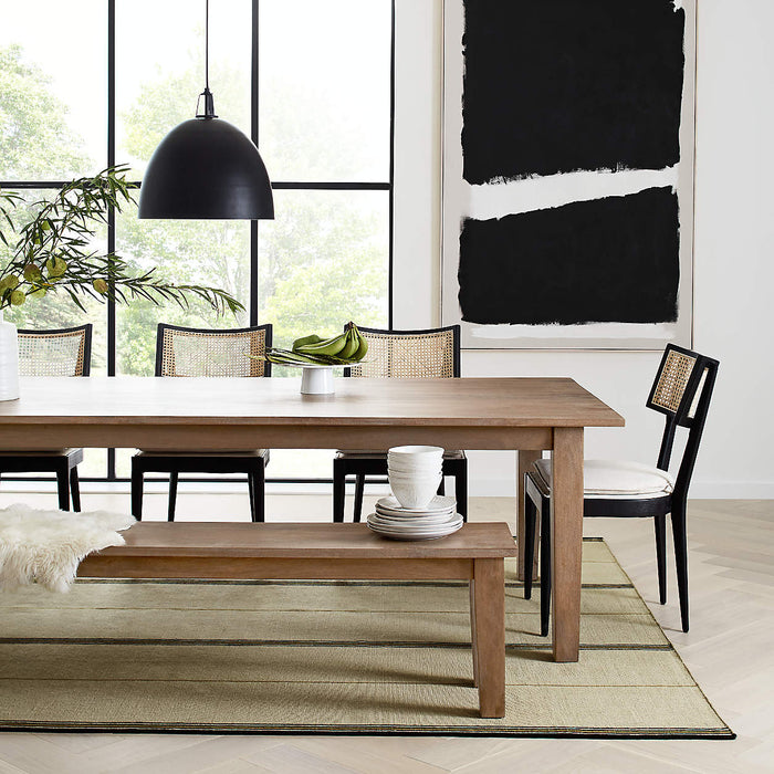 Basque Grey Wash 65" Dining Table