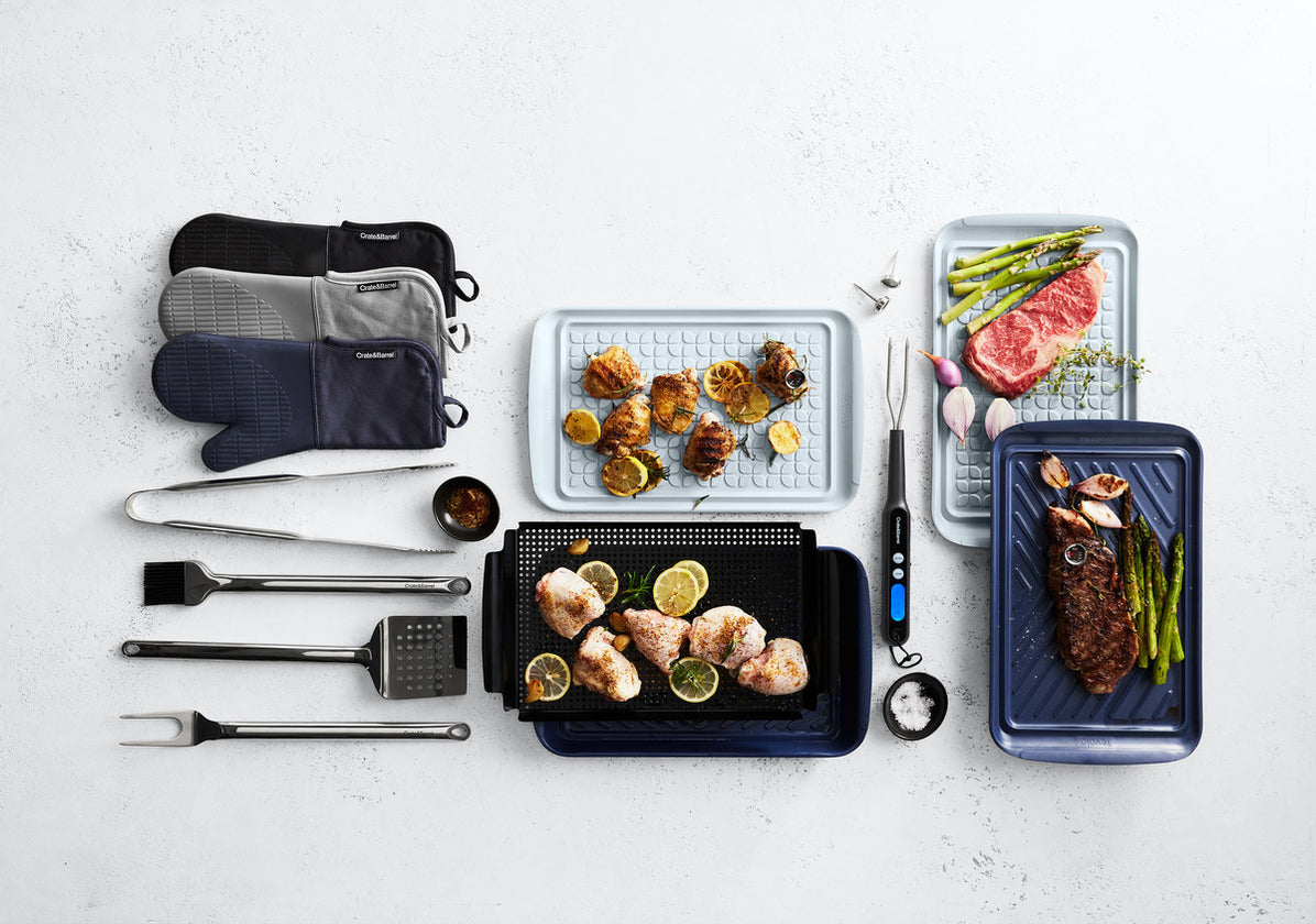 Marinating Tray With Grill Rack