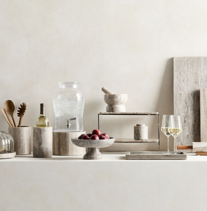 Tuscan Kitchen Marble Utensil Holder