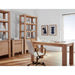 Terra 54" Natural White Oak Wood Desk with Power Outlets