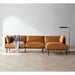 Wells 2-Piece Leather Sectional Sofa with Chaise Lounge