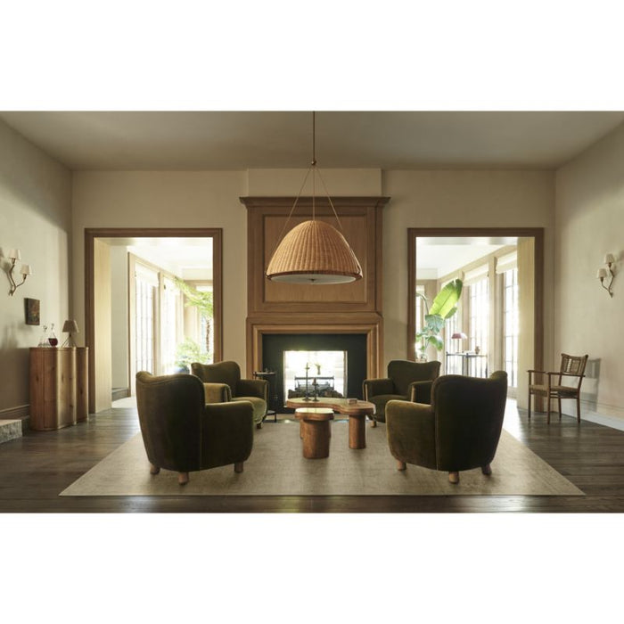 Winslow Natural Oak Wood Bar Cabinet by Jake Arnold