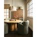 Broome Upholstered Olive Green Dining Chair by Jake Arnold