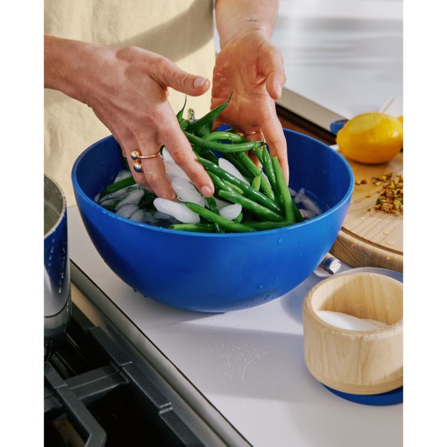 Set of 4 Bamboo Melamine Mixing Bowls by Molly Baz