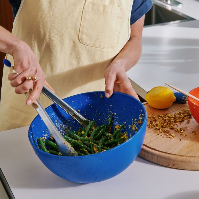 Set of 4 Bamboo Melamine Mixing Bowls by Molly Baz