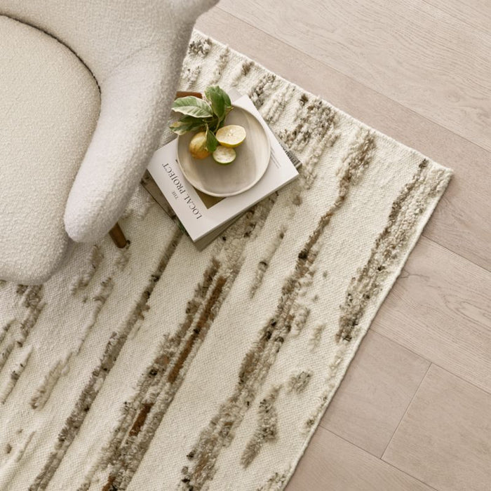 Bozeman Wool Hand-Knotted Taupe Area Rug 8'x10'