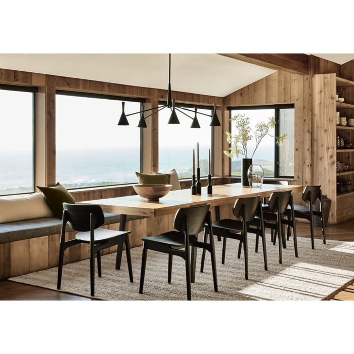 Paolo Black Wood Dining Chair