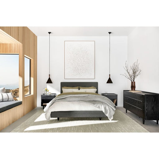 Tate Black Nightstand